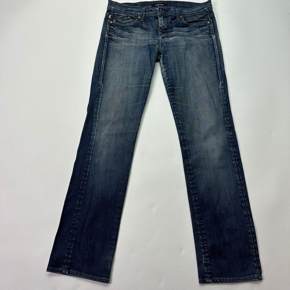 Rock & Republic Jeans Womens 26 Blue Denim* Button